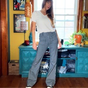 Retro High Waist Bell Bottom Jeans